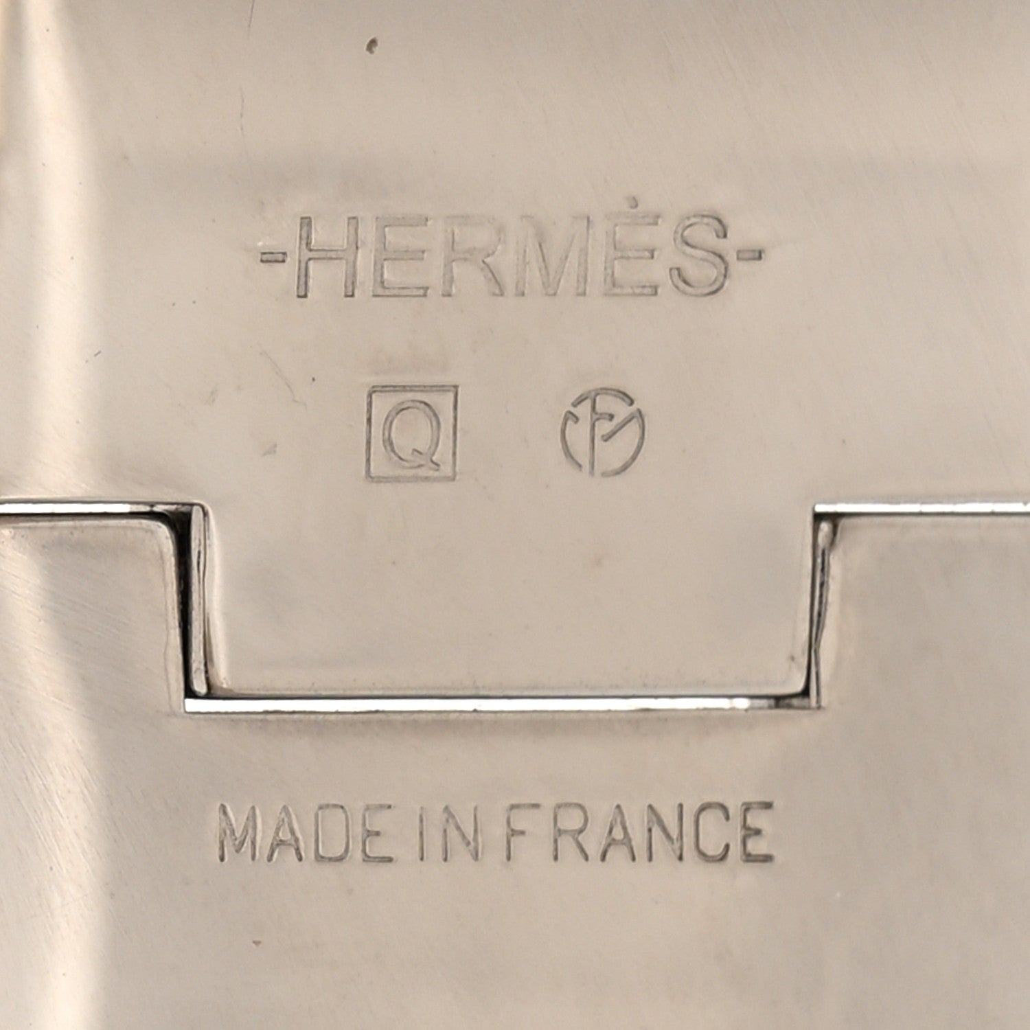 Hermes Enamel Wide Clic Clac H Bracelet PM White 4 of 4