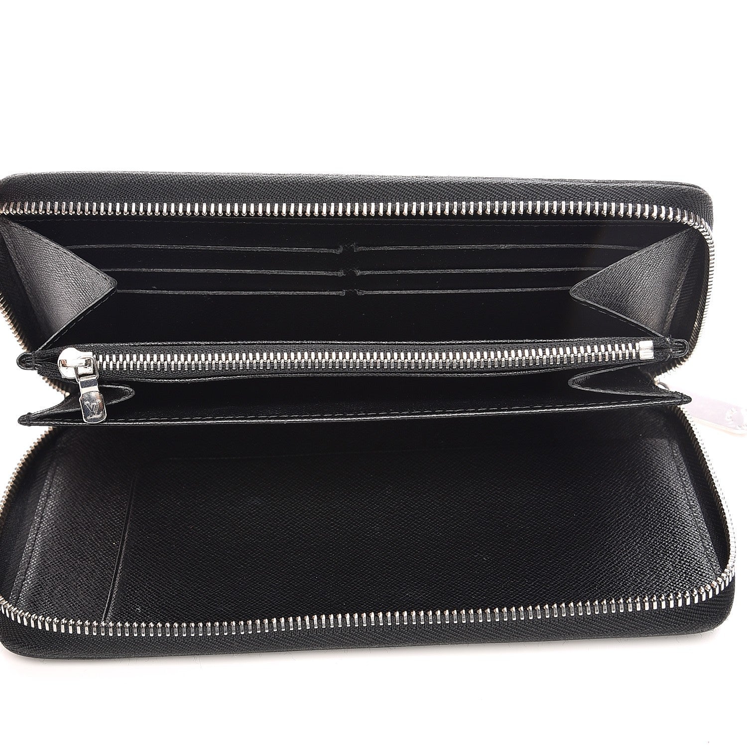 Louis Vuitton Epi Zippy Organizer Wallet Black 5 of 13