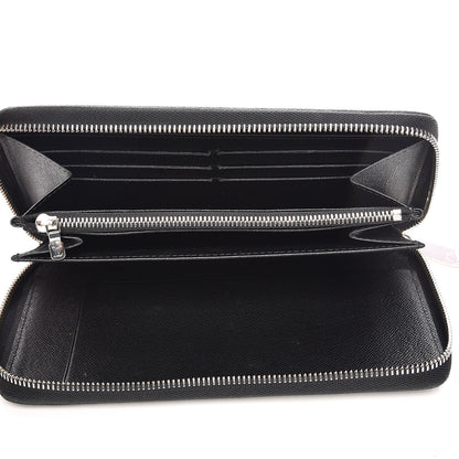 Louis Vuitton Epi Zippy Organizer Wallet Black 5 of 13