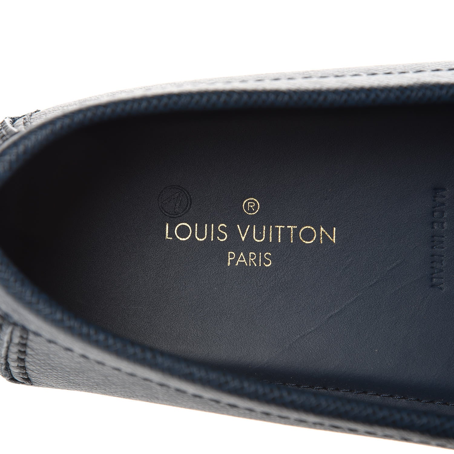 Louis Vuitton Taiga Hockenheim Moccasin Loafers 10 Ocean 6 of 9