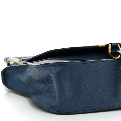 Chloe Calfskin Small Marcie Satchel Deep Denim 9 of 11