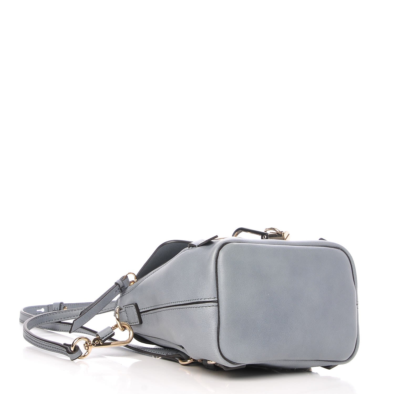 Chloe Suede Calfskin Mini Faye Backpack Cloudy Blue 5 of 8