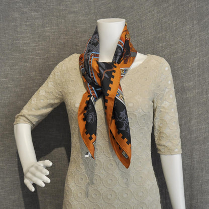 Hermes Silk Greek God and Goddess Mythology Scarf 90 2 of 7