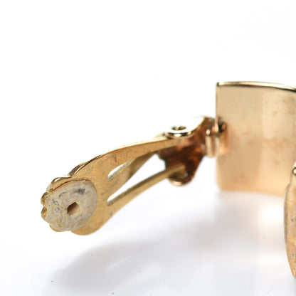 Hermes Enamel Clip On Earrings Gold 8 of 9