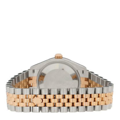 Rolex Stainless Steel 18K Everose Gold Diamond 31mm Oyster Perpetual Datejust Watch Sundust 278271 3 of 5