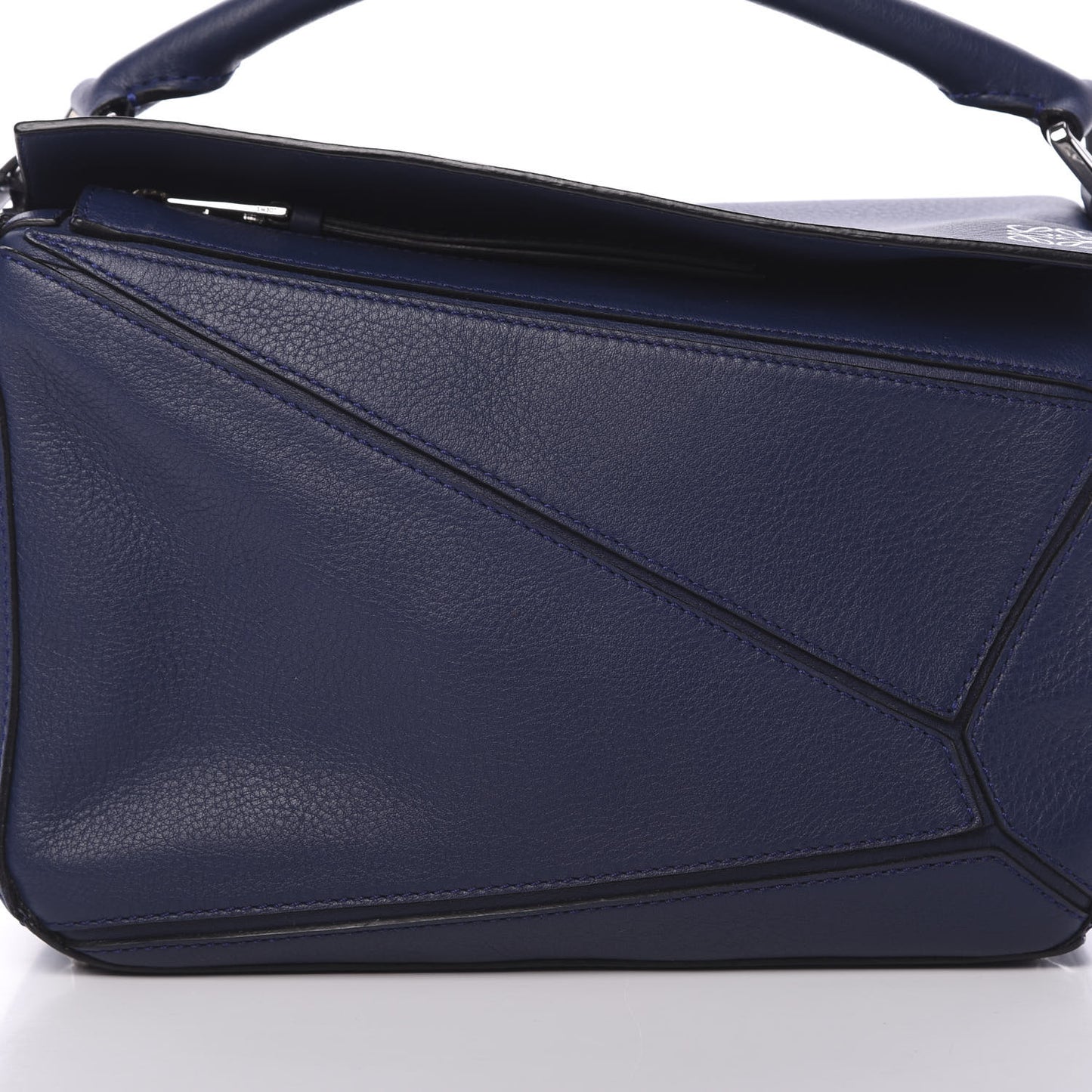 Calfskin Small Puzzle Bag Marine