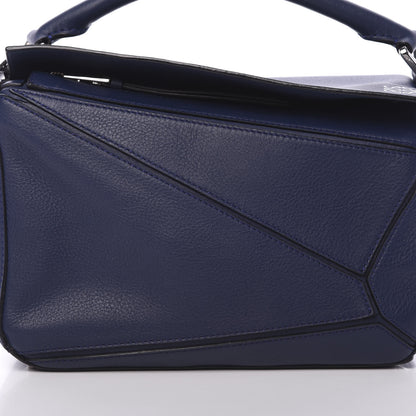 Loewe Calfskin Small Puzzle Bag Marine 7 of 9