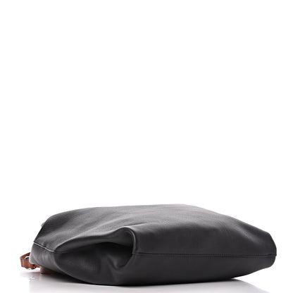 Burberry Calfskin Grommet Hobo Black 5 of 13