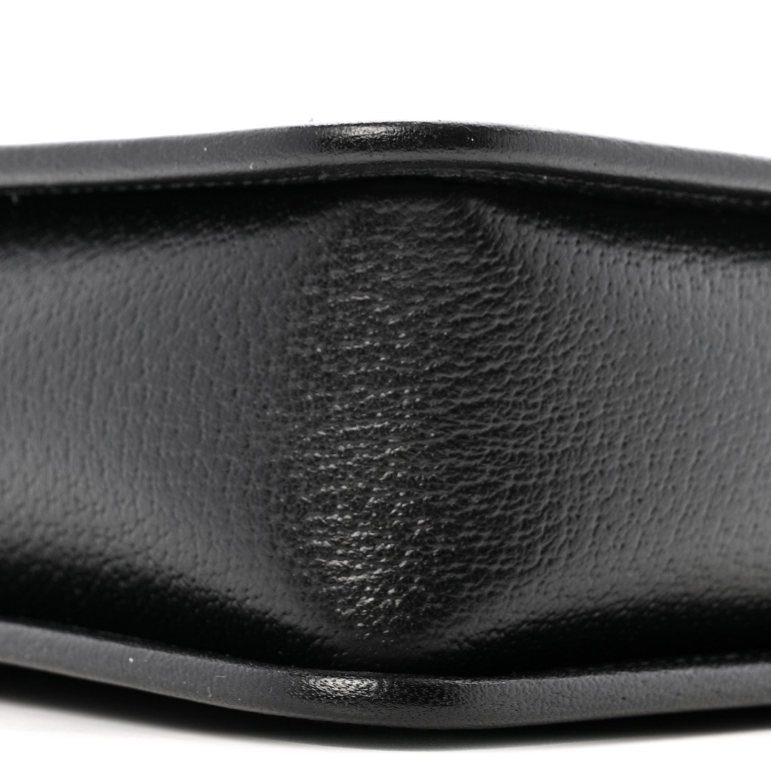 Gucci Monogram Jumbo GG Textured Dollar Calfskin Web Mini Crossbody Bag Black 10 of 13