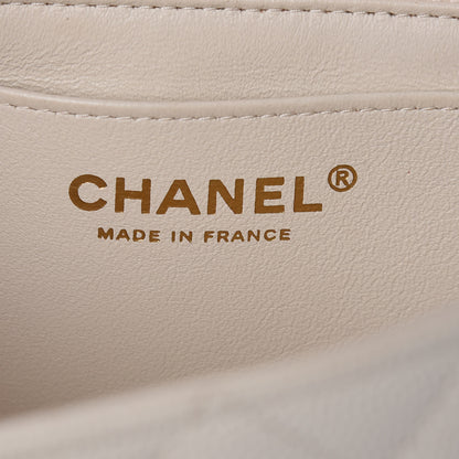 Chanel Caviar Quilted Mini Rectangular Flap White 6 of 14