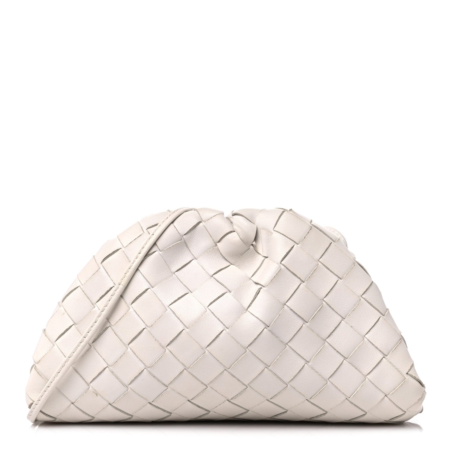 Bottega Veneta Nappa Intrecciato The Mini Pouch Chalk 1 of 9