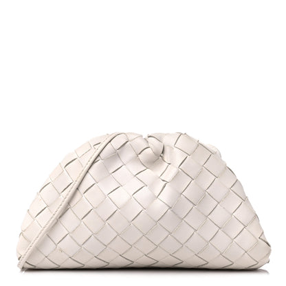 Bottega Veneta Nappa Intrecciato The Mini Pouch Chalk 1 of 9