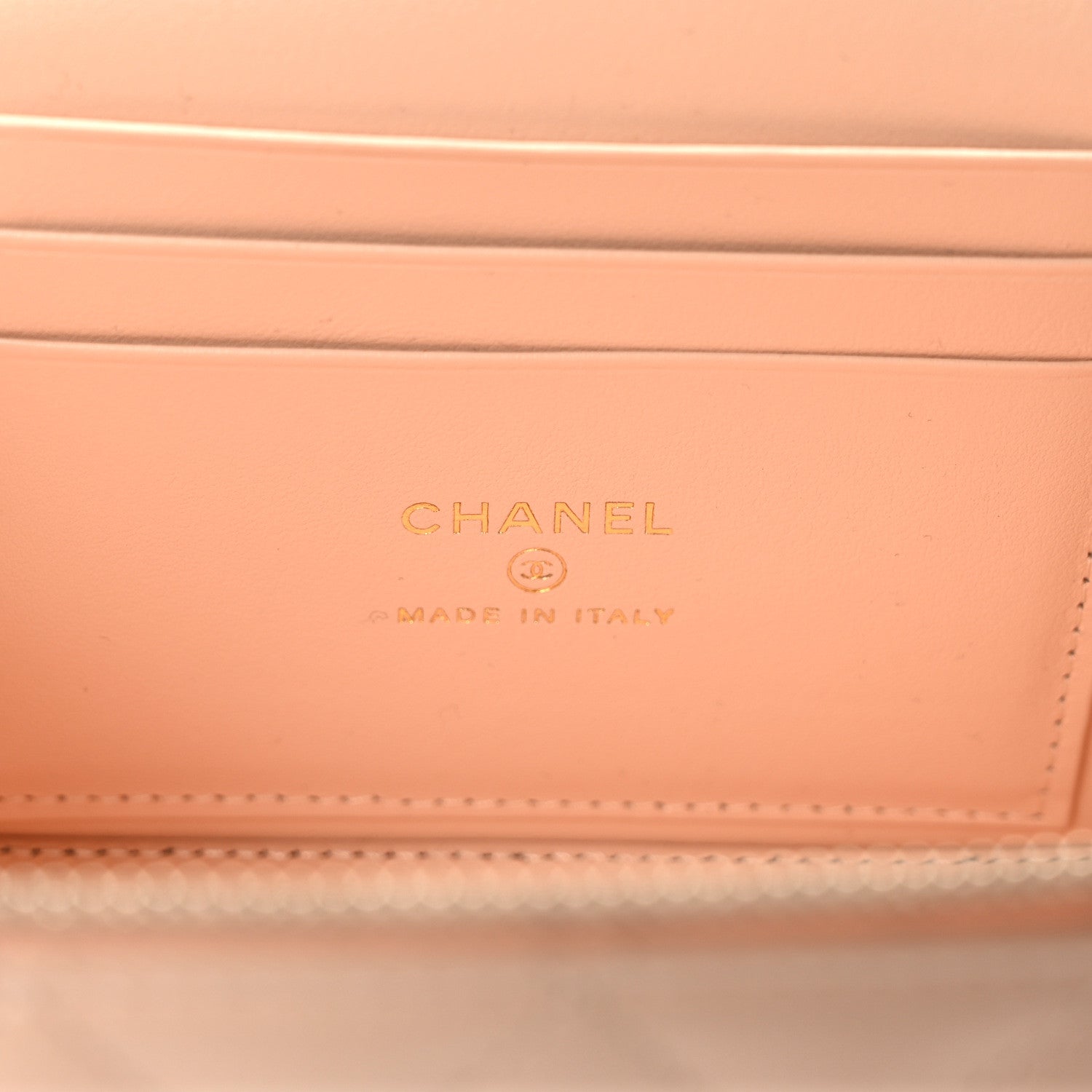 Chanel Caviar Quilted Small Vanity Case With Chain Light Beige 6 of 11