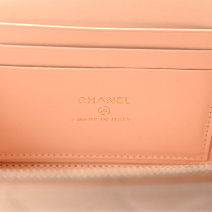 Chanel Caviar Quilted Small Vanity Case With Chain Light Beige 6 of 11