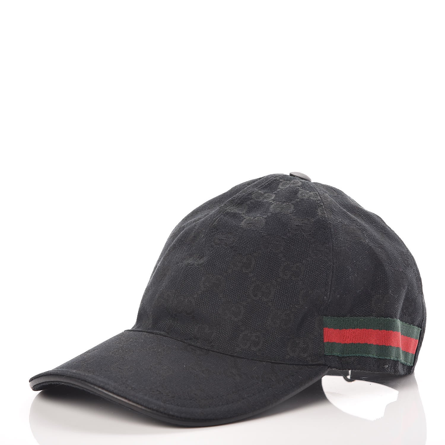 Gucci Monogram Web Baseball Hat L Black 1 of 6