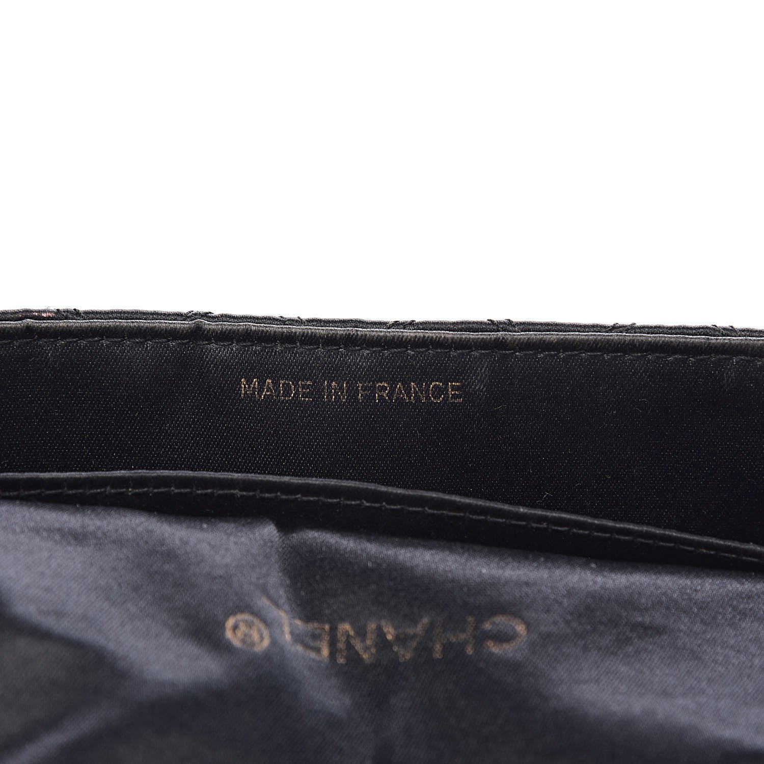 Chanel Satin Double Stitched Mini Single Flap Black 7 of 14