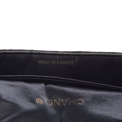 Chanel Satin Double Stitched Mini Single Flap Black 7 of 14