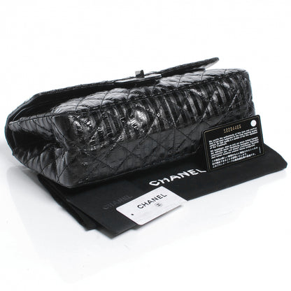 Chanel Metallic Striped 2.55 Reissue 226 Flap Black 4 of 7
