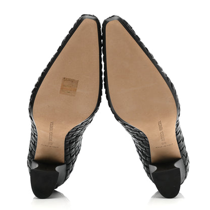 Bottega Veneta Nappa Intrecciato Ankle Boots 39 Black 5 of 8