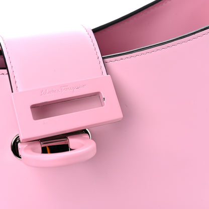 Salvatore Ferragamo Calfskin Trifolio Shoulder Bag Cheerleader Pink 11 of 19