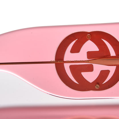 Gucci Acetate Crystal Oversize Sunglasses GG0145S Pink 5 of 7