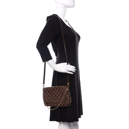 Louis Vuitton Damier Ebene Favorite MM 2 of 13