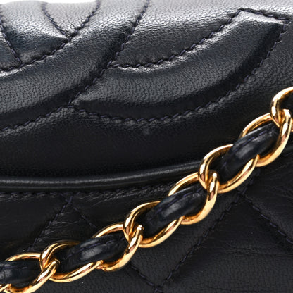 Chanel Lambskin Quilted Small Single Flap Bag Navy 11 of 11