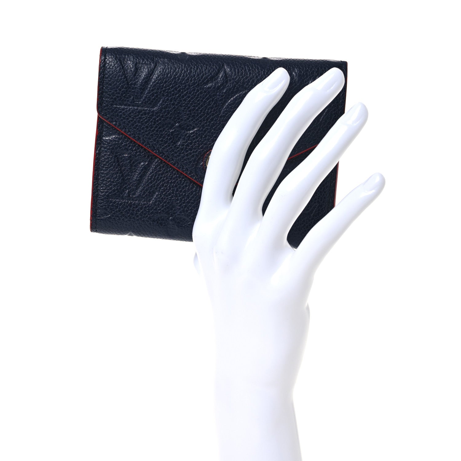 Louis Vuitton Empreinte Victorine Wallet Marine Rouge 2 of 10