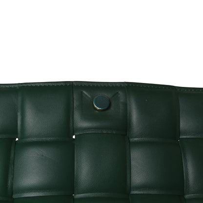 Bottega Veneta Textured Deerskin Maxi Intrecciato Padded Cassette Crossbody Bag Raintree 11 of 11