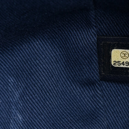 Chanel Canvas Medium Double Face Tote Navy 7 of 10