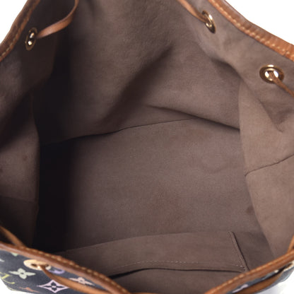 Louis Vuitton Monogram Multicolor Petit Noe Black 5 of 11