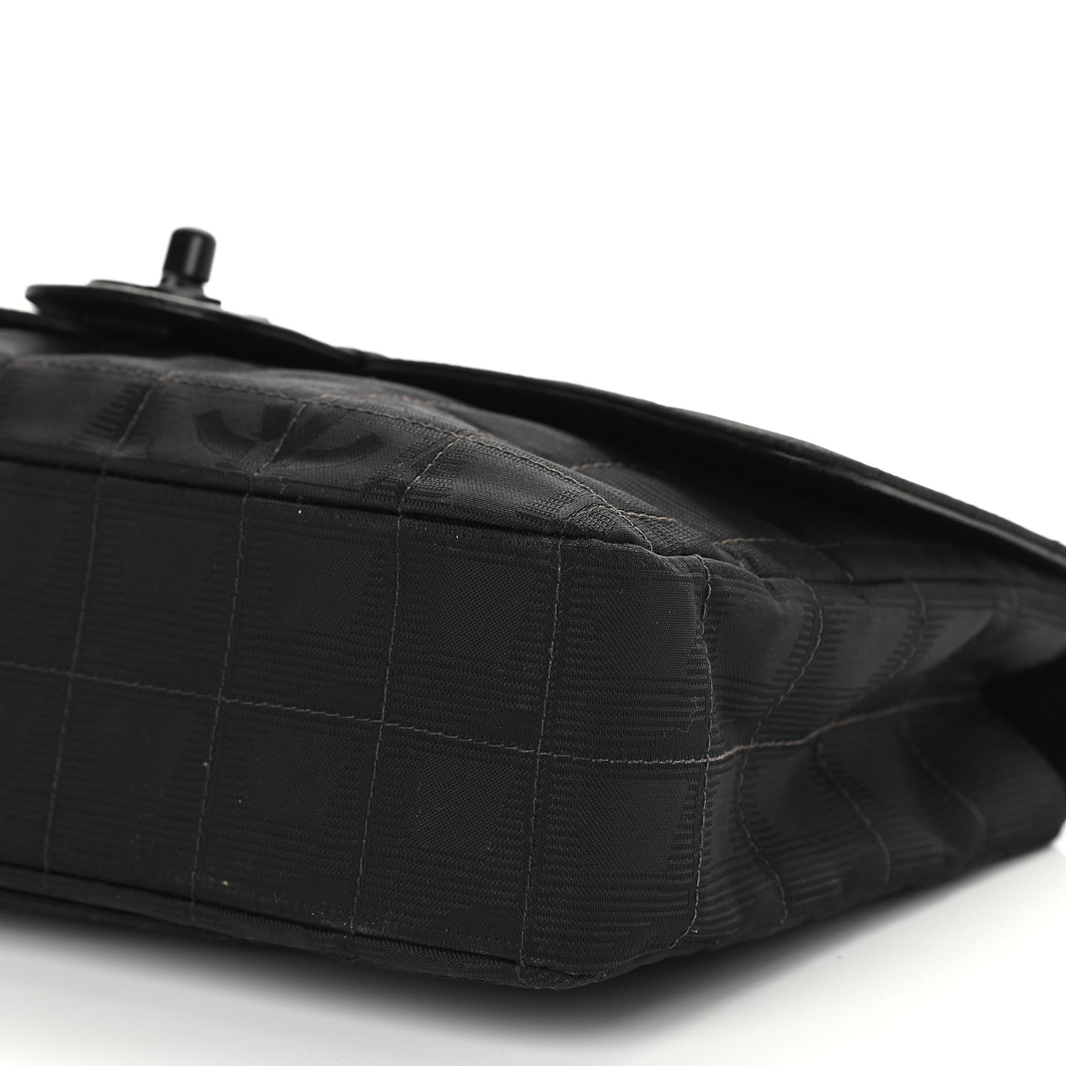 Chanel Nylon Medium Travel Flap Black 9 of 11