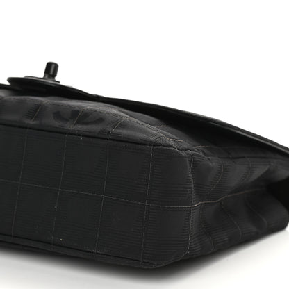 Chanel Nylon Medium Travel Flap Black 9 of 11