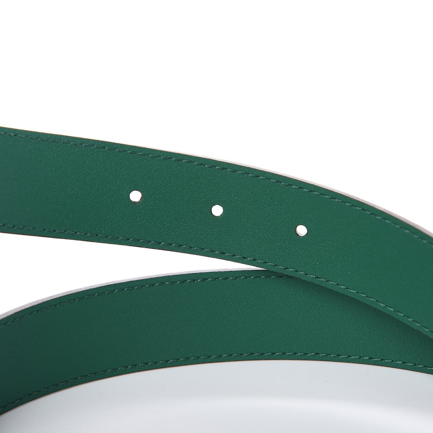 Calfskin Crystal Metal Tiger Head Buckle 30mm Belt 75 30 Emerald Multicolor