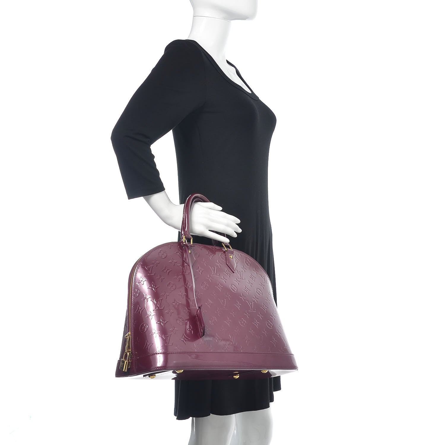 Louis Vuitton Vernis Alma GM Violet 2 of 11