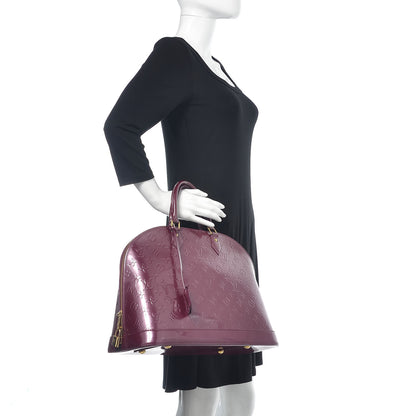 Louis Vuitton Vernis Alma GM Violet 2 of 11