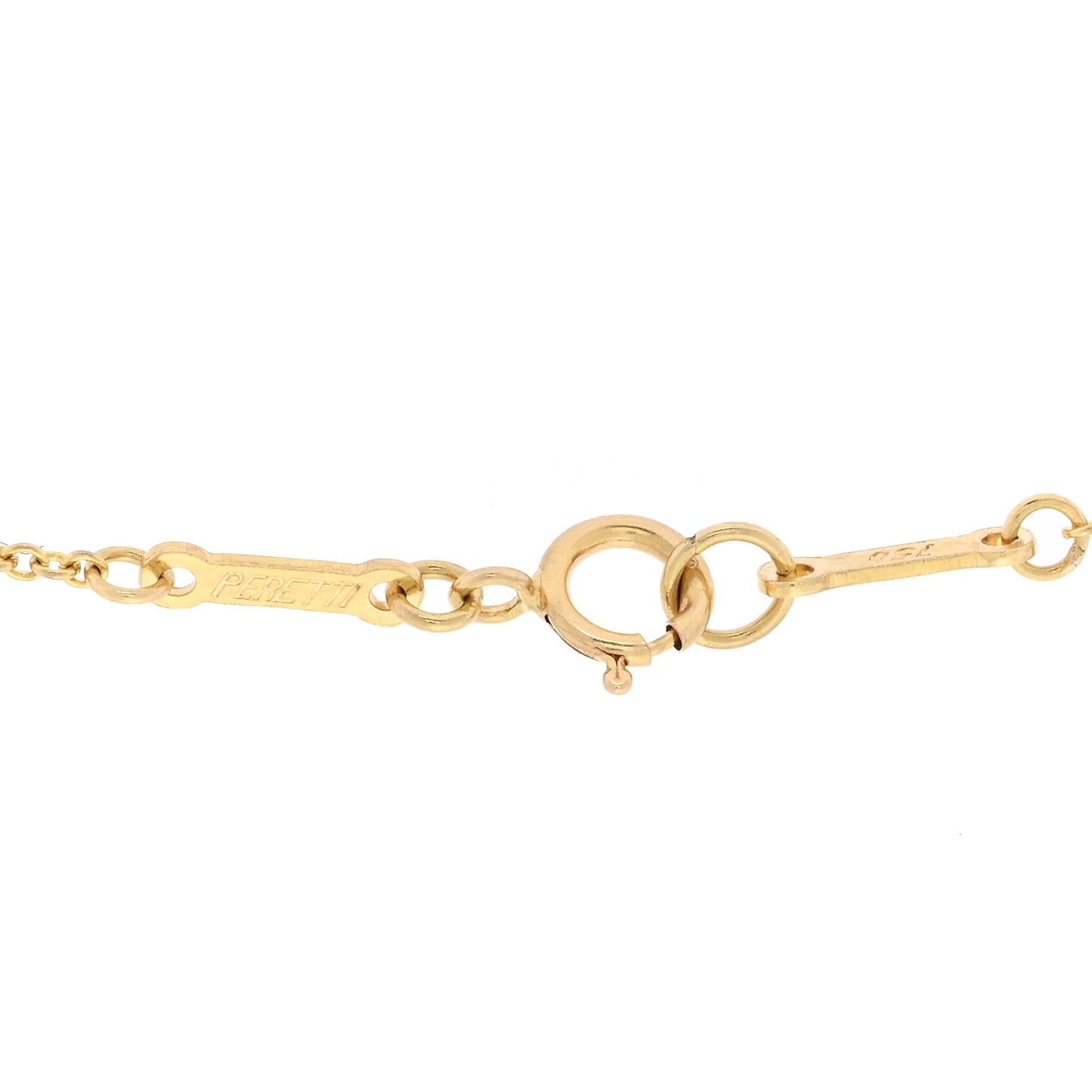 18K Yellow Gold 16mm Elsa Peretti Open Heart Pendant Necklace