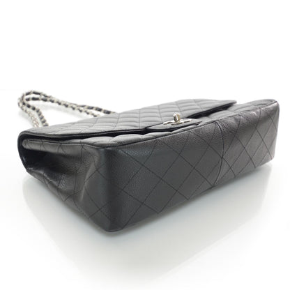 Chanel Caviar Jumbo Single Flap Black 4 of 10