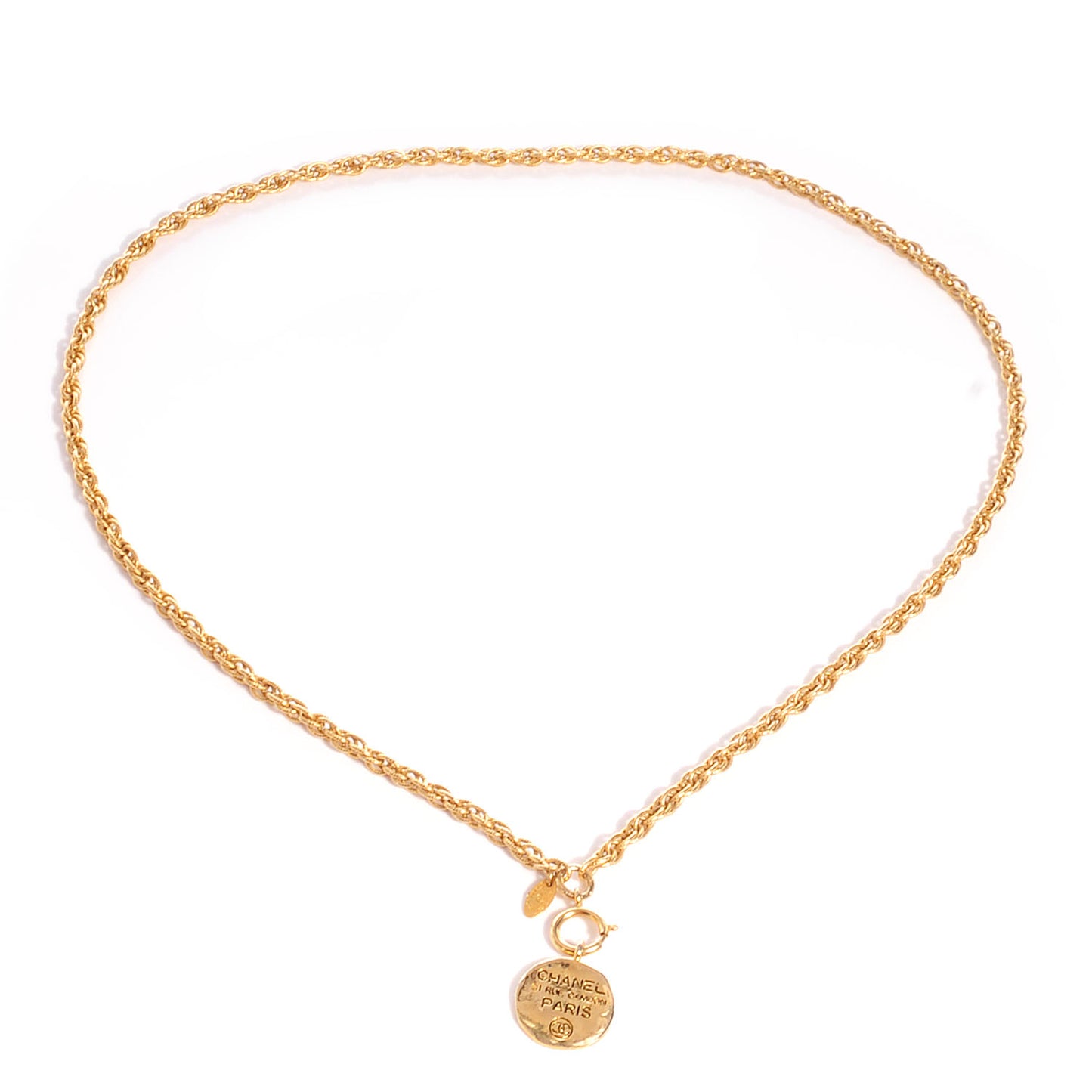 31 Rue Cambon Paris CC Necklace Gold