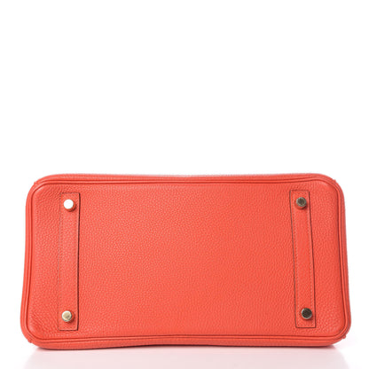 Hermes Togo Birkin 30 Capucine 6 of 35