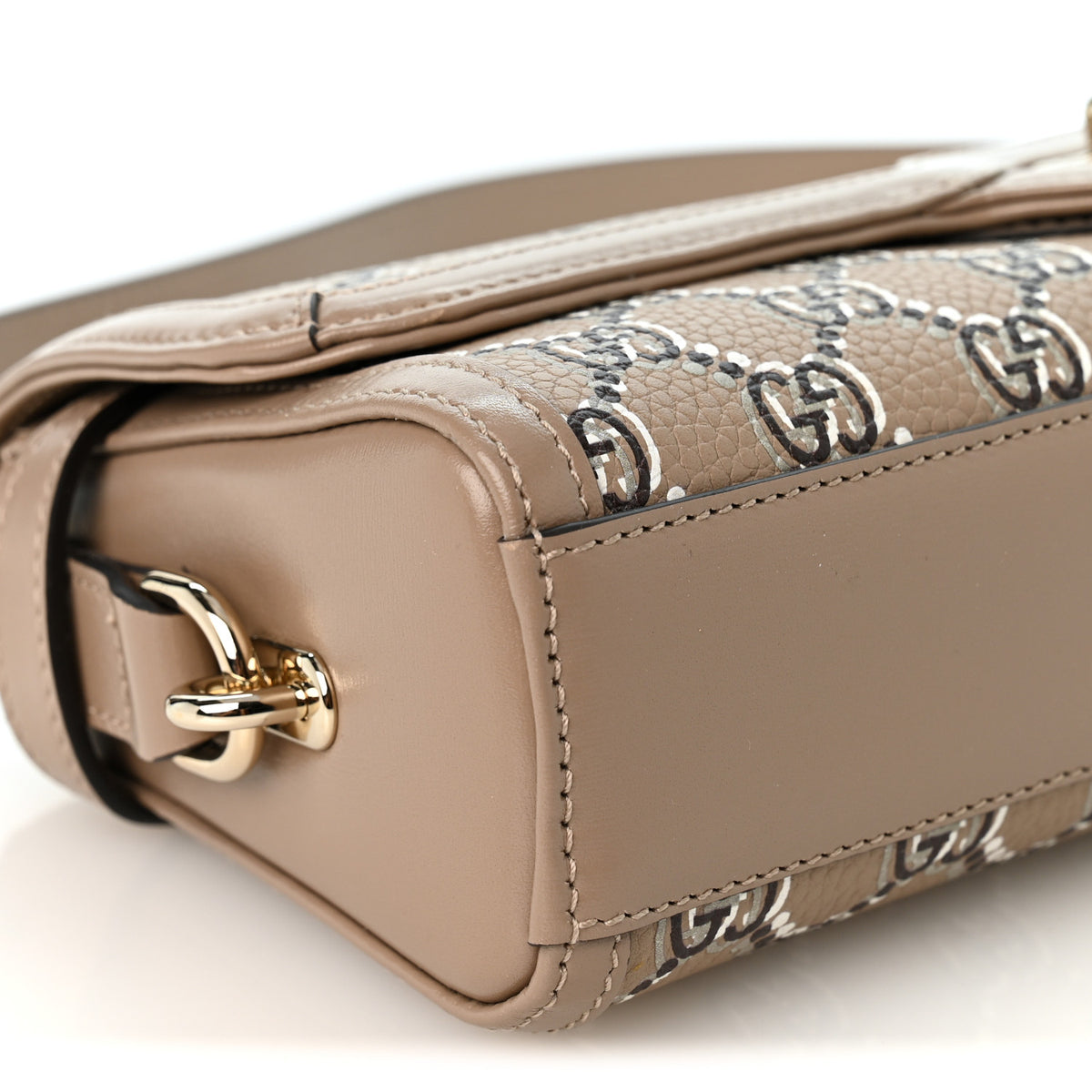 Gucci GG Shadow Monogram Small Luce Shoulder Bag Beige 9 of 10