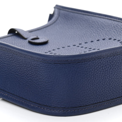 Hermes Taurillon Maurice Amazone Evelyne TPM Bleu Saphir Blue Indigo 9 of 11