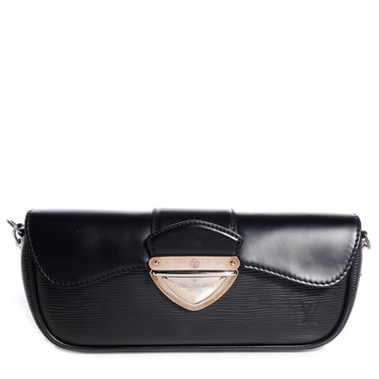 Louis Vuitton Epi Montaigne Clutch Black 1 of 7