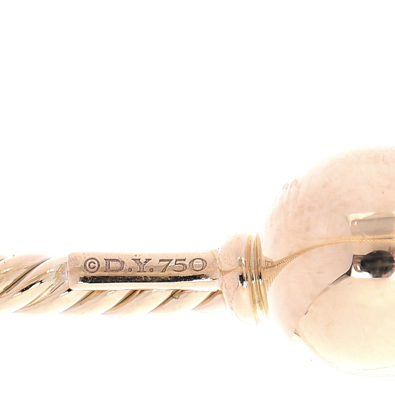 David Yurman 18K Yellow Gold 10mm Solari Bracelet 4 of 6
