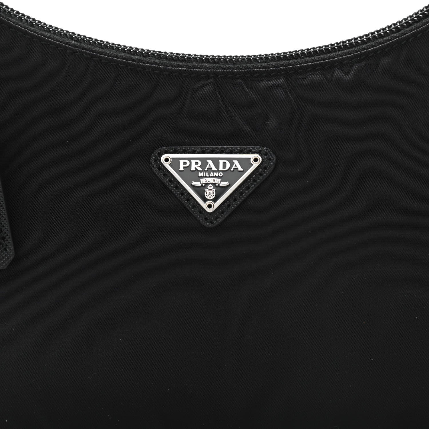 Prada Tessuto Nylon Mini Re-Edition 2000 Bag Black 9 of 11