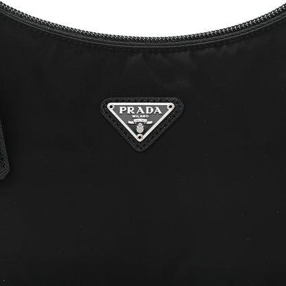 Prada Tessuto Nylon Mini Re-Edition 2000 Bag Black 9 of 11