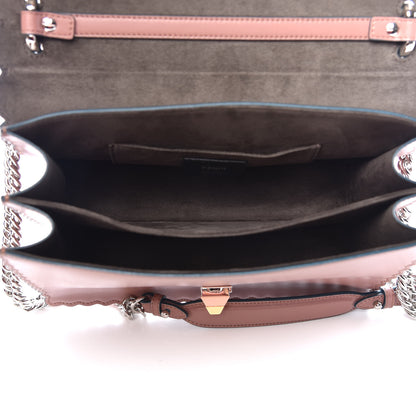 Fendi Vitello Liberty Scalloped Studded Kan I Shoulder Bag English Rose 5 of 8