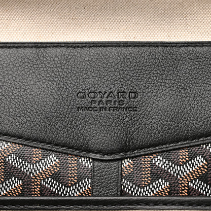 Goyard Goyardine Calfskin Cisalpin MM Backpack Black 6 of 10