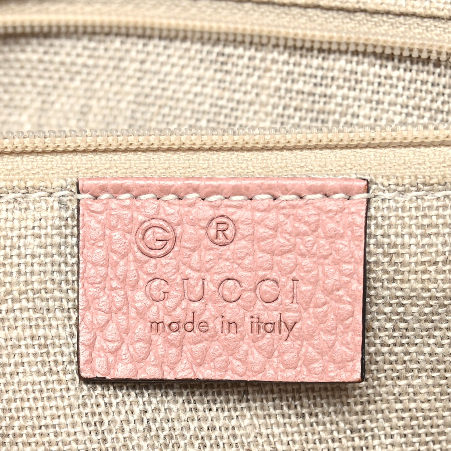 Dollar Calfskin Small GG Charm Dome Bag Soft Pink