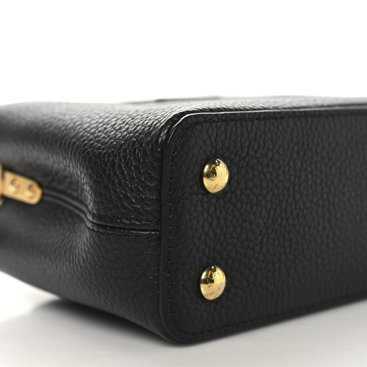 Louis Vuitton Taurillon Mini Capucines Black 8 of 9